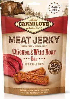 CARNILOVE Pochoutka pro psy Jerky Boar&Chicken Bar Carnilove, 100 g