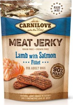 CARNILOVE Pochoutka pro psy Jerky Lamb&Salmon Fillet Carnilove, 100 g
