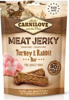 CARNILOVE Pochoutka pro psy Jerky Rabbit&Turkey Bar Carnilove, 100 g