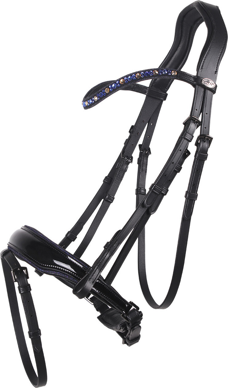 QHP Uzdečka Orlando QHP, black/navy Velikost: COB