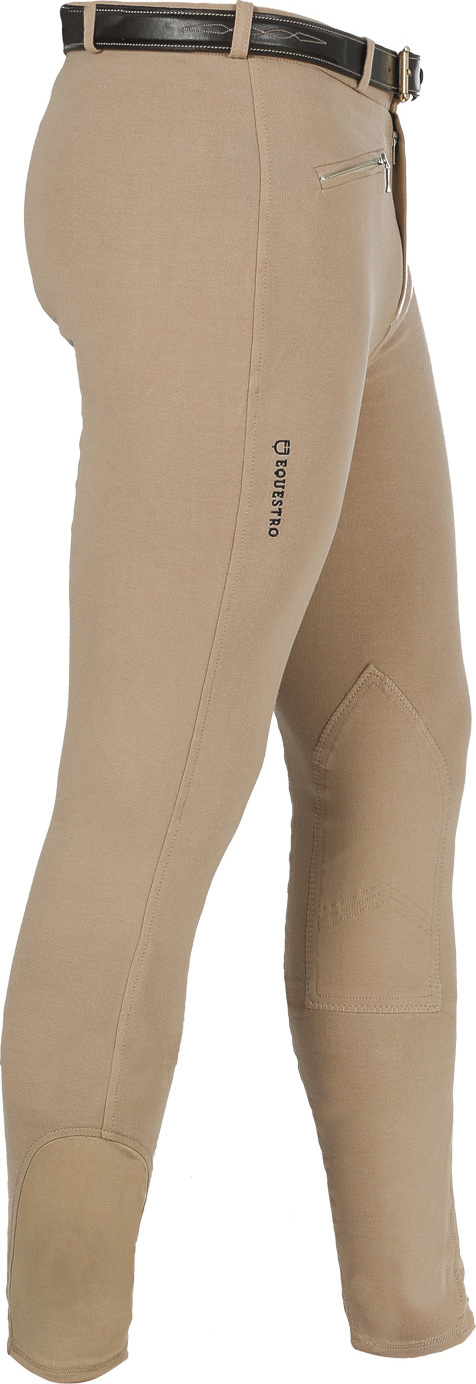 Rajtky Urano EQUESTRO s kolenními záplatami, pánské, beige Velikost: 40
