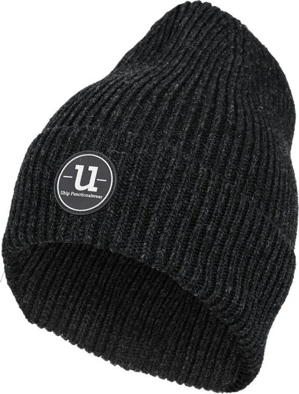 UHIP Čepice vlněná UHIP, pletená, unisex, blue graphite grey