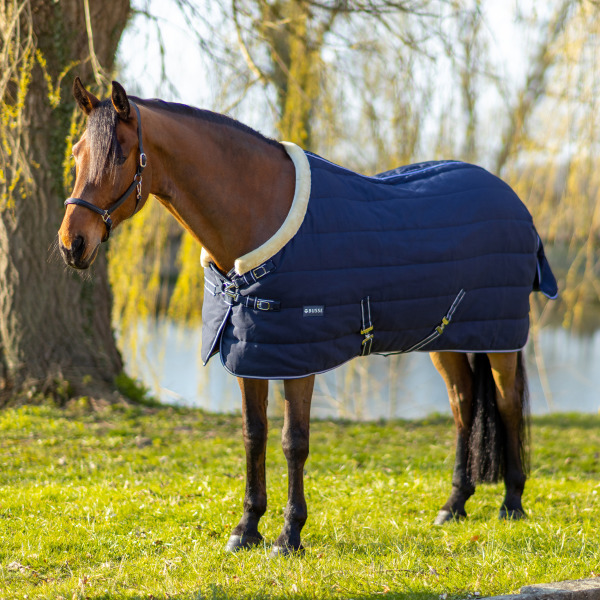 BUSSE Deka stájová Polaris BUSSE, 200 g, navy Délka zad: 165 cm
