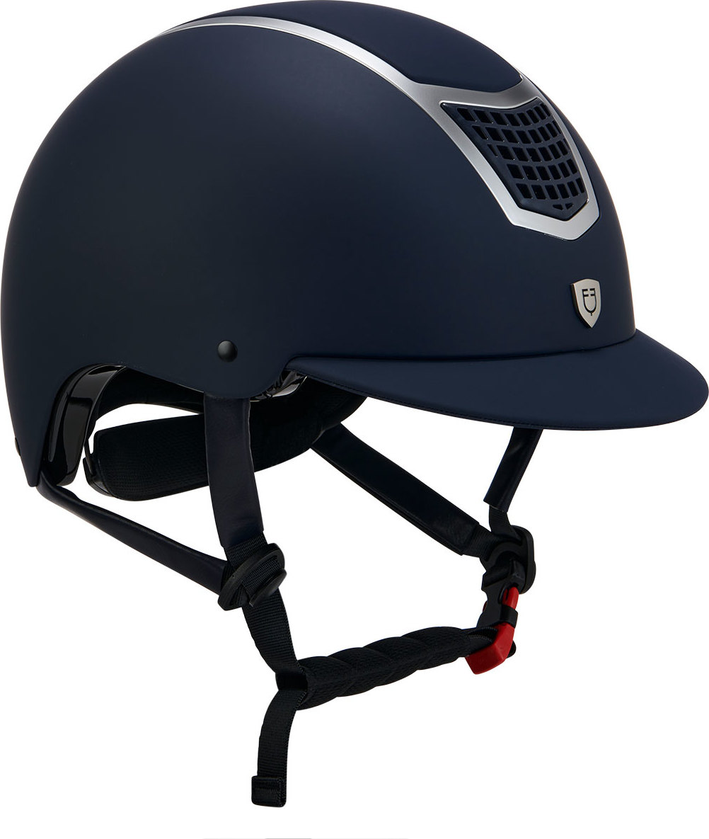 EQUESTRO Helma Eclipse Plain Matt EQUESTRO, navy/silver Obvod hlavy: 53-55 cm