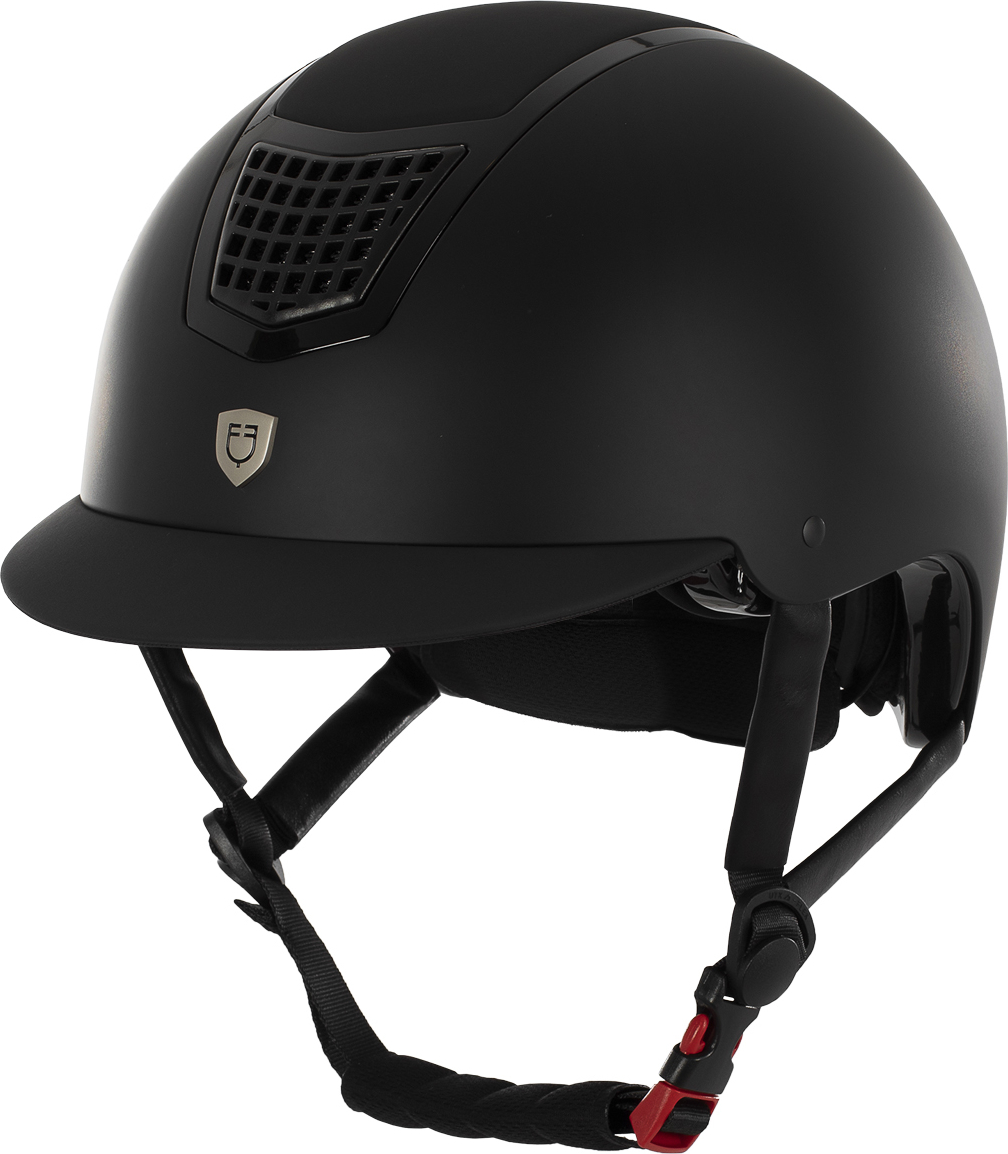 EQUESTRO Helma Eclipse Plain Matt EQUESTRO, černá Obvod hlavy: 53-55 cm