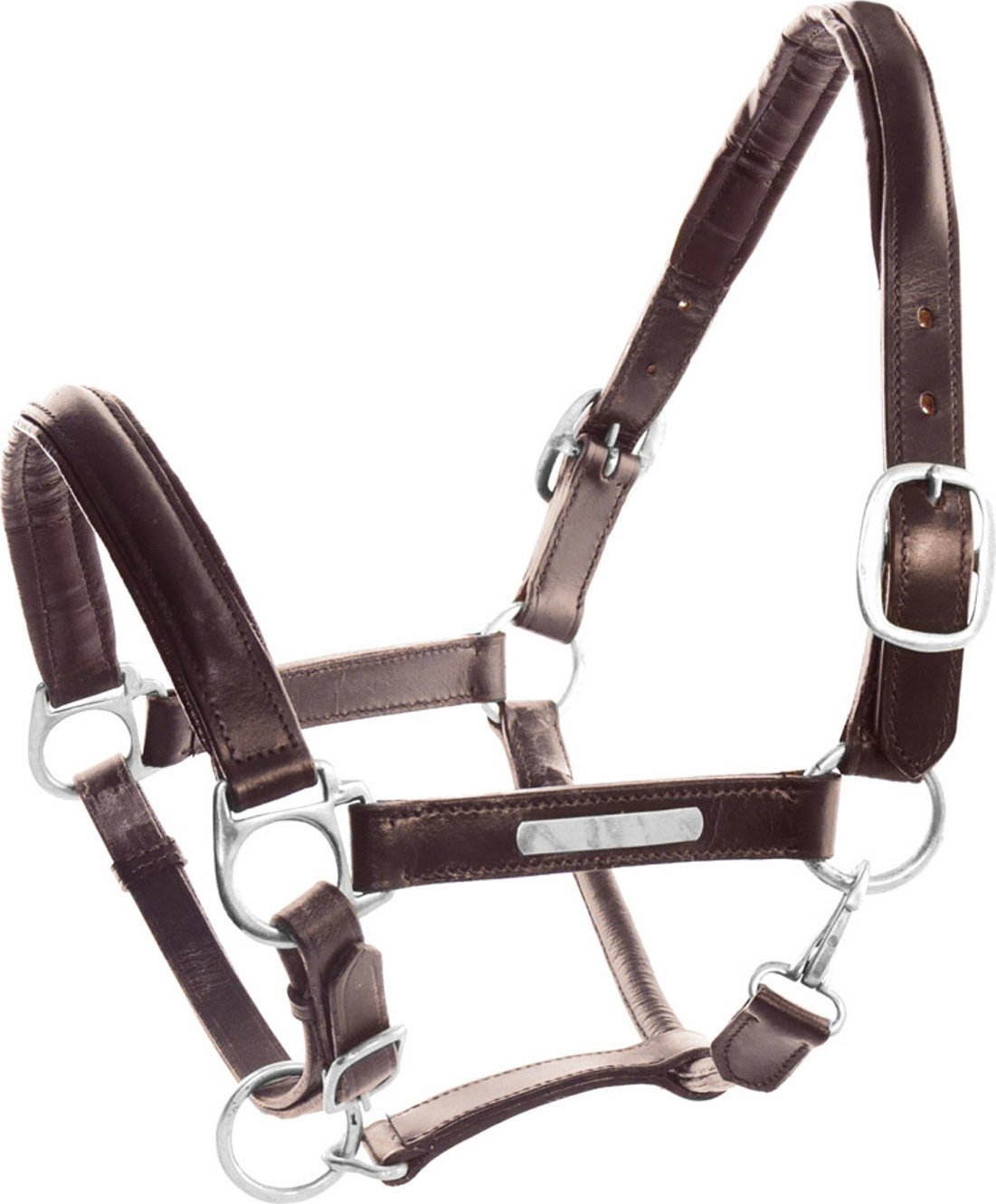 Umbria Equitazione Ohlávka kožená Umbria Equitazione, tmavě hnědá Velikost: PONY