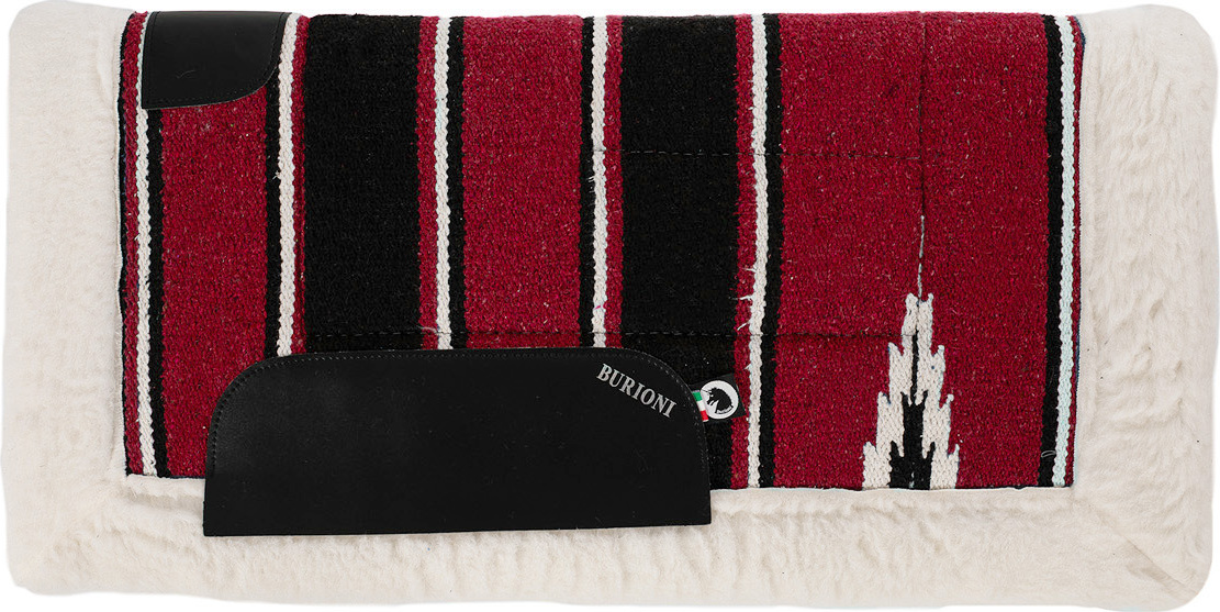 Burioni Dečka podsedlová Navayo Synthetic Burioni, westernová, RN1-LTB, red/black