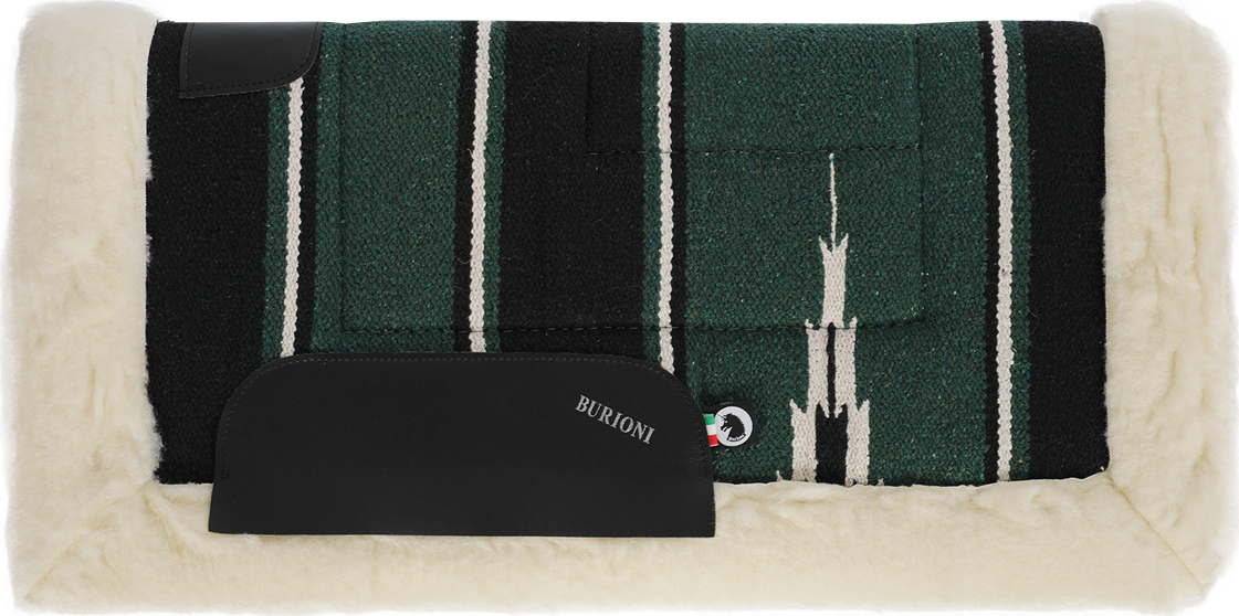 Burioni Dečka podsedlová Navayo Burioni, westernová, RN1-LTH, green/black