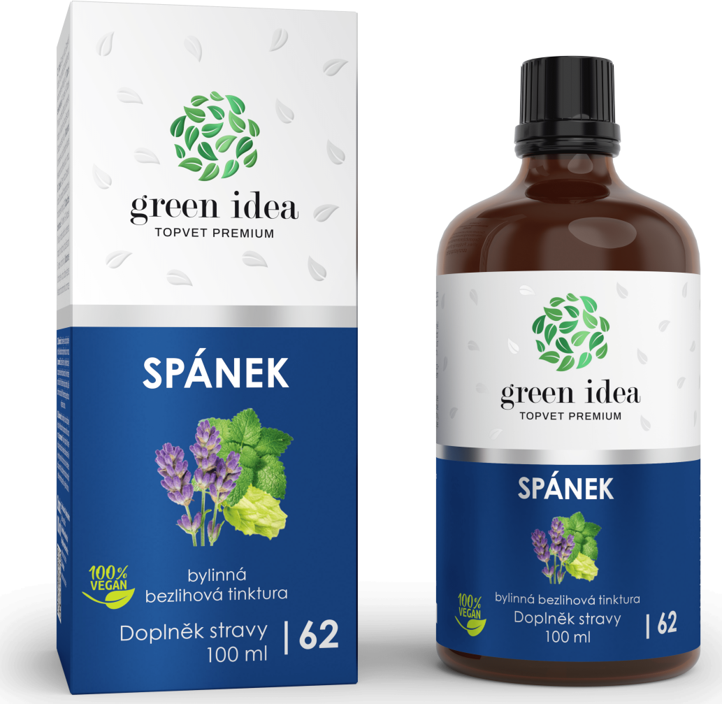 Green idea Spánek - bezlihová tinktura GREEN IDEA, 100 ml