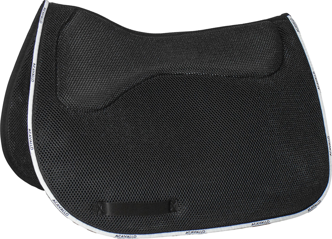 ACAVALLO Dečka podsedlová 3D Spacer Memory Foam ACAVALLO, všestranná, bílá