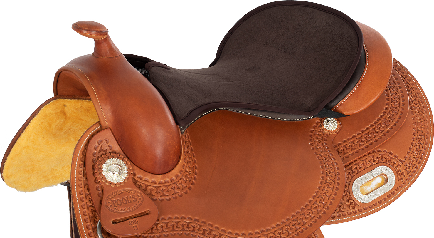ACAVALLO Potah na posedlí Gel Western Dri-Lex Acavallo, 10 mm, hnědý