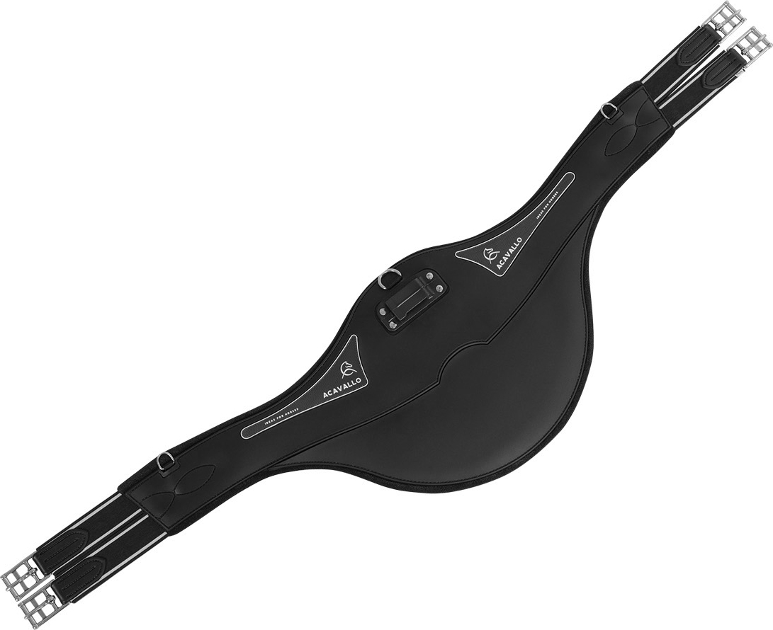 ACAVALLO Podbřišník okopávací Studguard Gel & PVC ACAVALLO, černý Délka: 120 cm