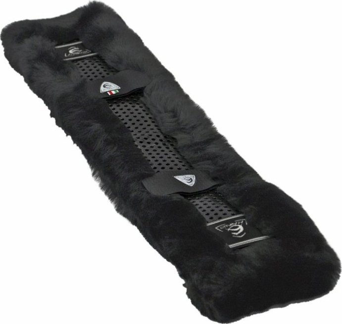 ACAVALLO Potah na podbříšník Sheepskin Classic Gel ACAVALLO, grey Velikost: 60-70 cm