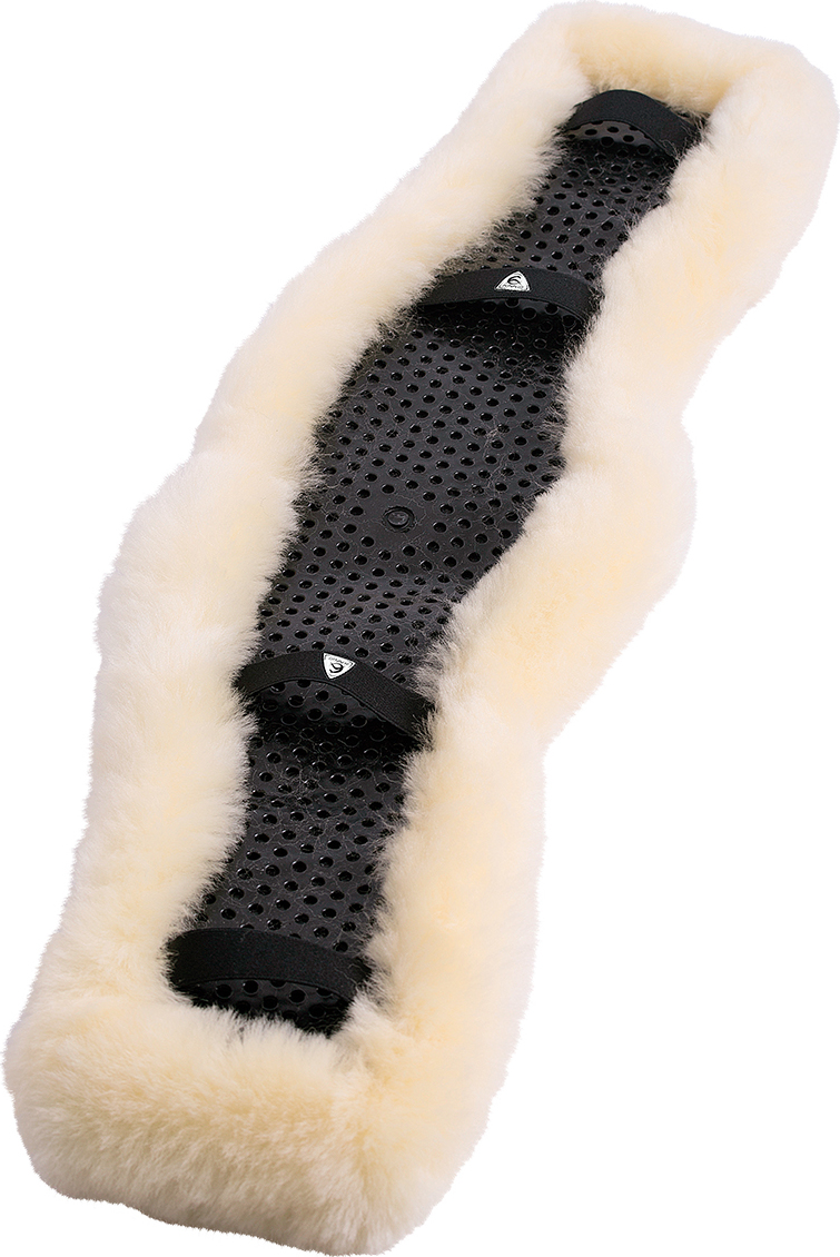 ACAVALLO Potah na podbřišník Contour Classic Gel Sheepskin ACAVALLO, grey Velikost: 50-60 cm