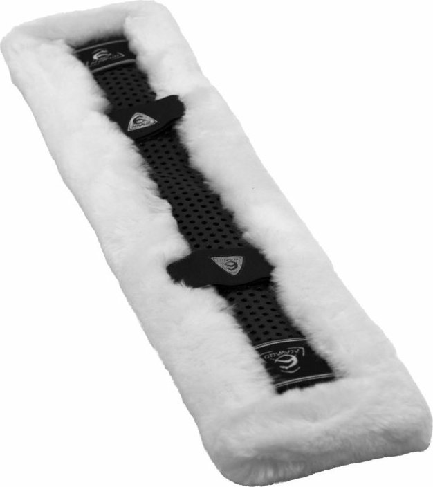 ACAVALLO Potah na podbřišník Eco-Wool/Classic Gel Acavallo, bílý Velikost: 50-60 cm