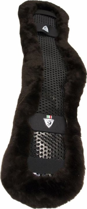 ACAVALLO Potah na podbřišník Eco-Wool Shaped Gel Acavallo, hnědý Velikost: 50-60 cm