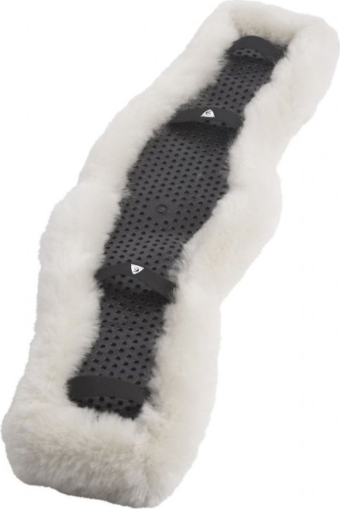 ACAVALLO Potah na podbřišník Contour Classic Gel Sheepskin ACAVALLO, bílý Velikost: 70-80 cm