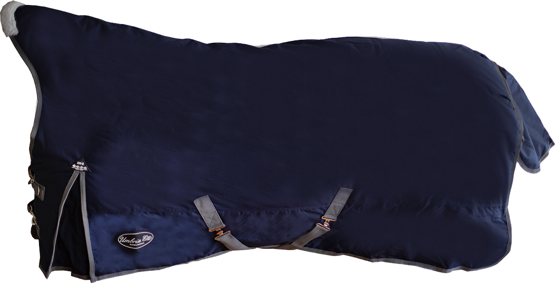 Umbria Equitazione Deka výběhová Armadale Umbria Equitazione, s vyšším krkem, 300 g, navy Délka zad: 110 cm