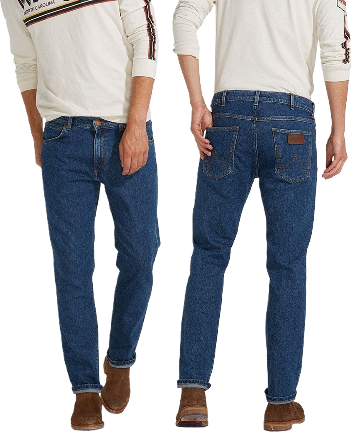 Wrangler Džíny Greensboro Wrangler, unisex, délka 36, navy Velikost: 30