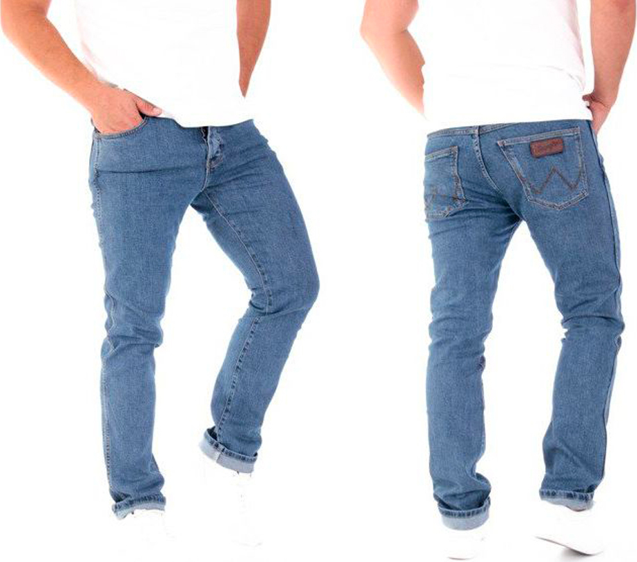 Wrangler Džíny Spencer Midstone Wrangler, pánské, délka 32, blue Velikost: 34