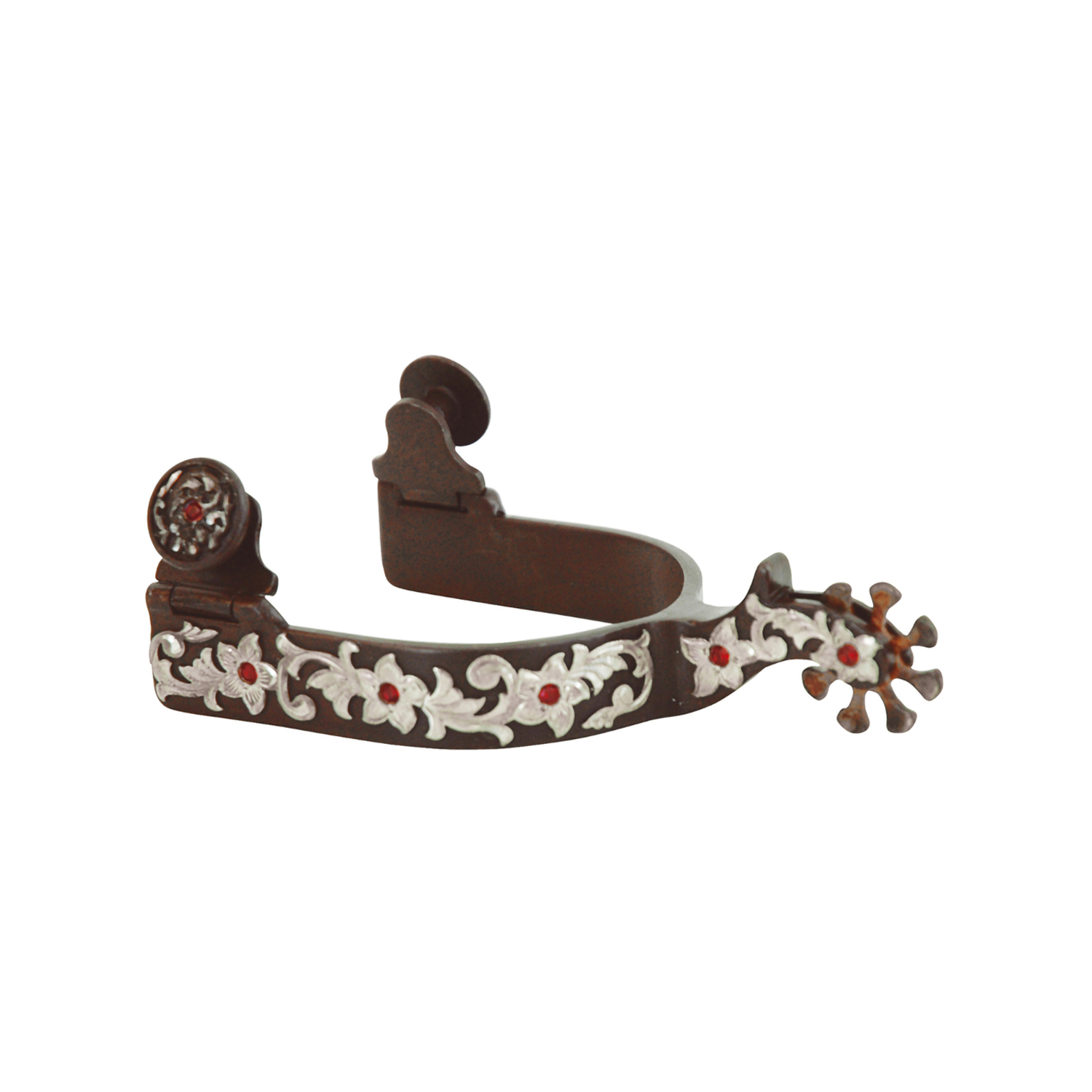 Pool's Šporny westernové Antique POOL'S, brown/silver