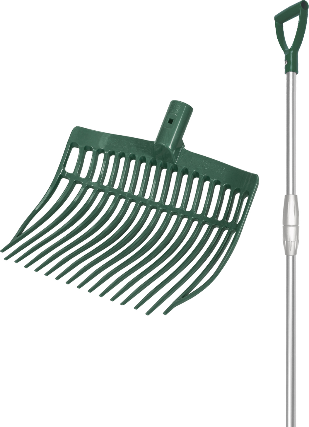 V-Plast Vidle místovací s násadou V-Plast, green