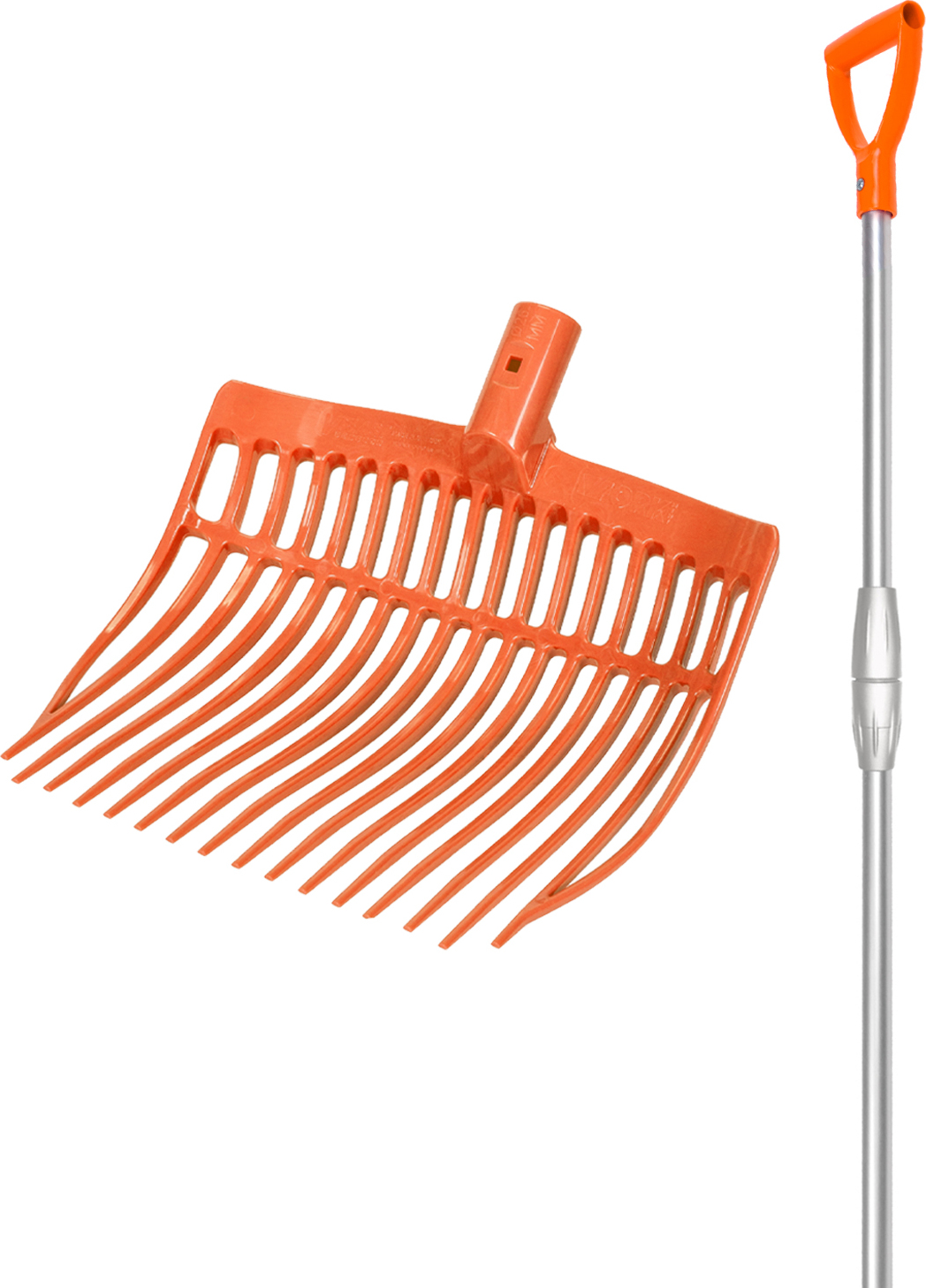 V-Plast Vidle místovací s násadou V-Plast, orange