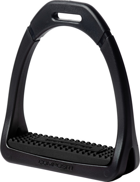 COMPOSITI Třmeny plastové Premium Compositi, 10/12 cm, pár, černé Velikost: 12 cm