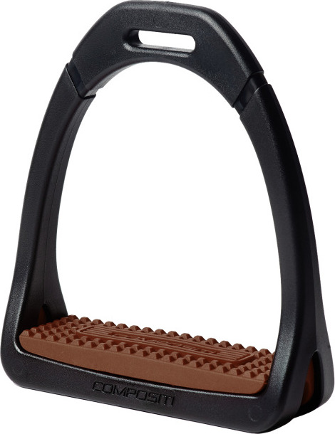 COMPOSITI Třmeny plastové Premium Compositi, 10/12 cm, pár, hnědé Velikost: 10 cm