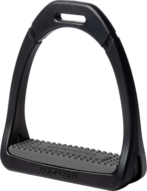 COMPOSITI Třmeny plastové Premium Compositi, 10/12 cm, pár, dark grey Velikost: 10 cm
