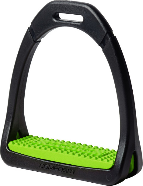 COMPOSITI Třmeny plastové Premium Compositi, 10/12 cm, pár, lime Velikost: 12 cm