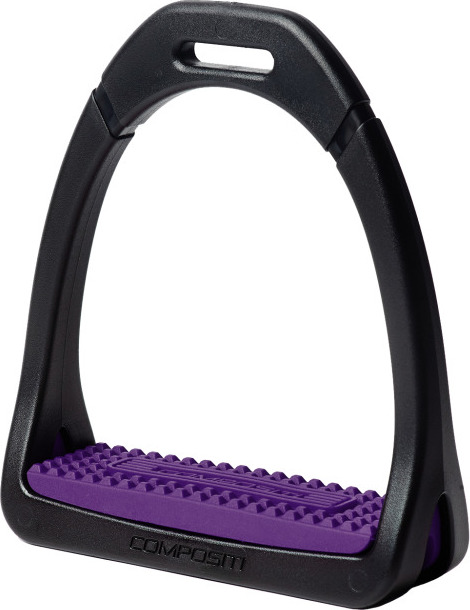 COMPOSITI Třmeny plastové Premium Compositi, 10/12 cm, pár, purple Velikost: 12 cm