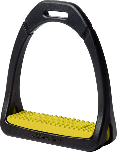 COMPOSITI Třmeny plastové Premium Compositi, 10/12 cm, pár, yellow Velikost: 12 cm