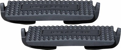 COMPOSITI Podložky do třmenů Premium Compositi, plastové, pár, dark grey