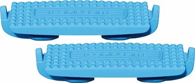 COMPOSITI Podložky do třmenů Premium Compositi, plastové, pár, light blue