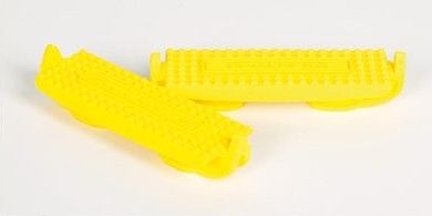 COMPOSITI Podložky plastové do třmenů Premium Compositi, pár, yellow
