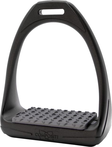 COMPOSITI Třmeny plastové Reflex Compositi, 12 cm, pár, dark grey
