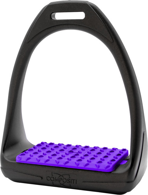 COMPOSITI Třmeny plastové Reflex Compositi, 12 cm, pár, purple