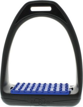 COMPOSITI Třmeny plastové Reflex Compositi, 12 cm, pár, royal blue