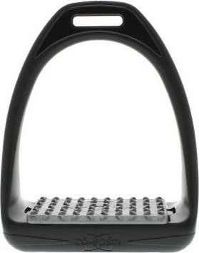 COMPOSITI Třmeny plastové Reflex Compositi, 12 cm, pár, silver