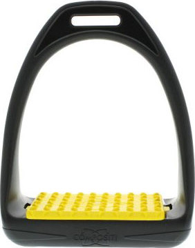 COMPOSITI Třmeny plastové Reflex Compositi, 12 cm, pár, yellow