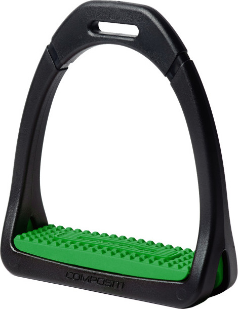 COMPOSITI Třmeny plastové Premium Compositi, 10/12 cm, green Velikost: 10 cm