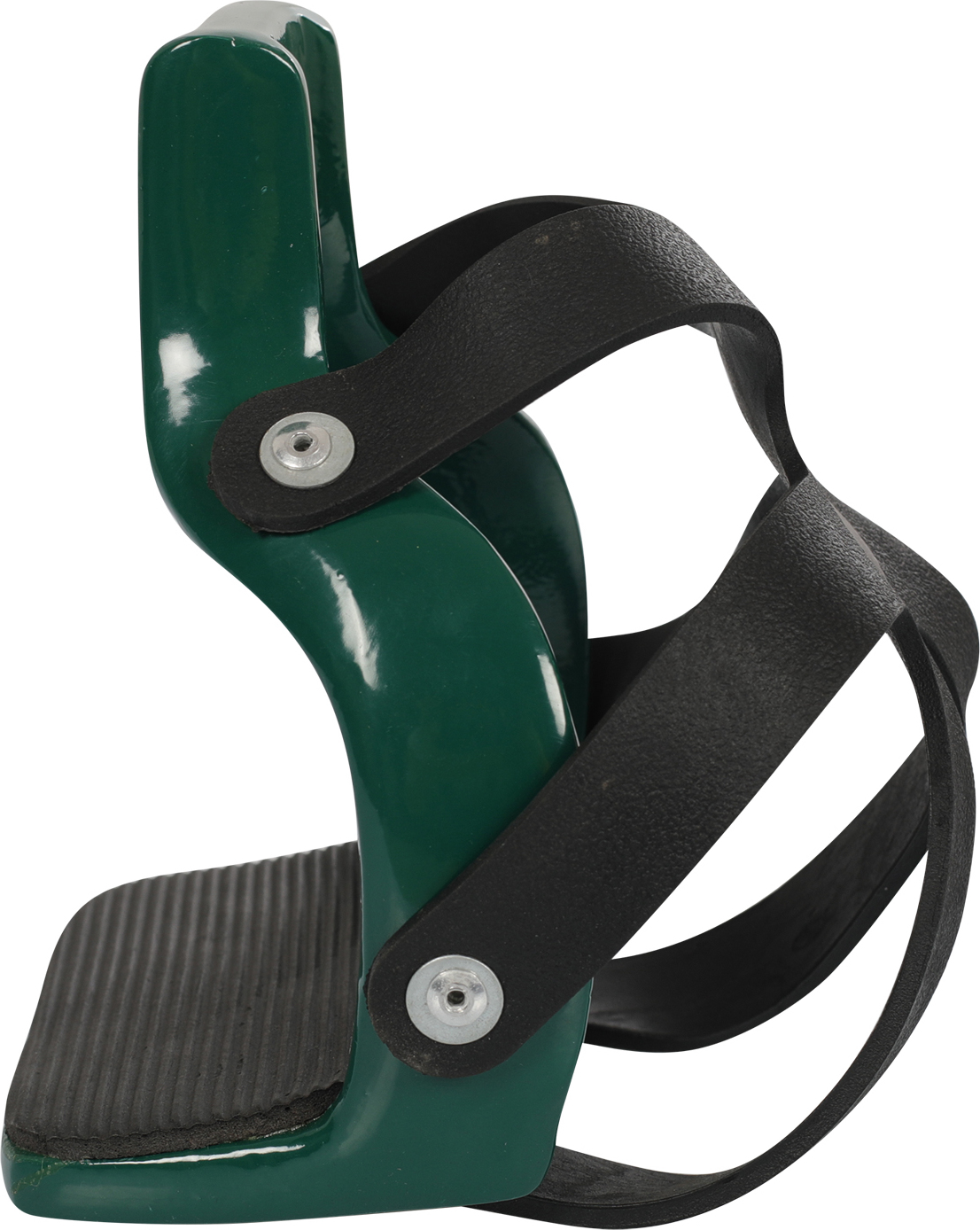 Umbria Equitazione Třmeny hliníkové Umbria Equitazione, s košíčkem, 12 cm, pár, green