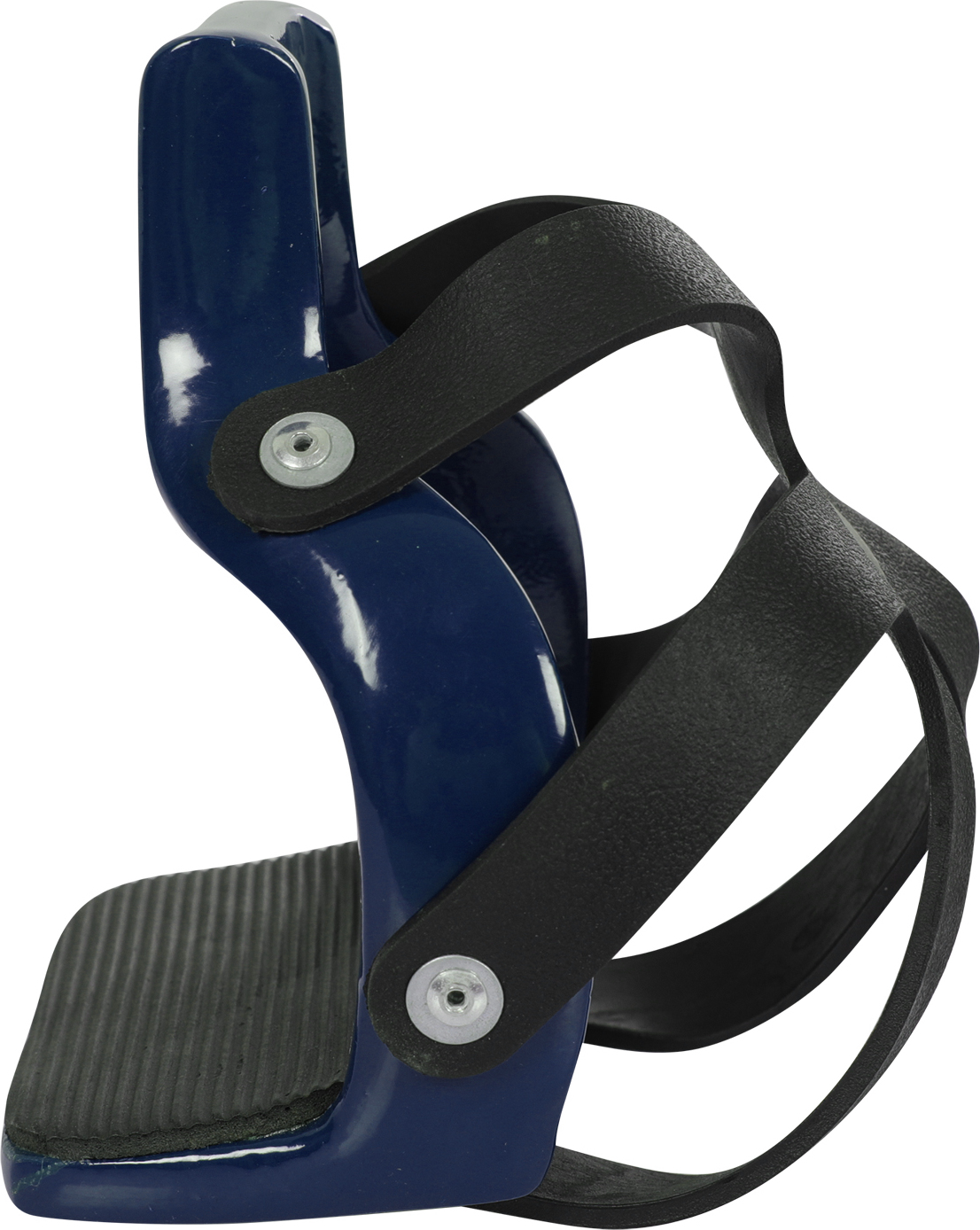 Umbria Equitazione Třmeny hliníkové Umbria Equitazione, s košíčkem, 12 cm, pár, navy