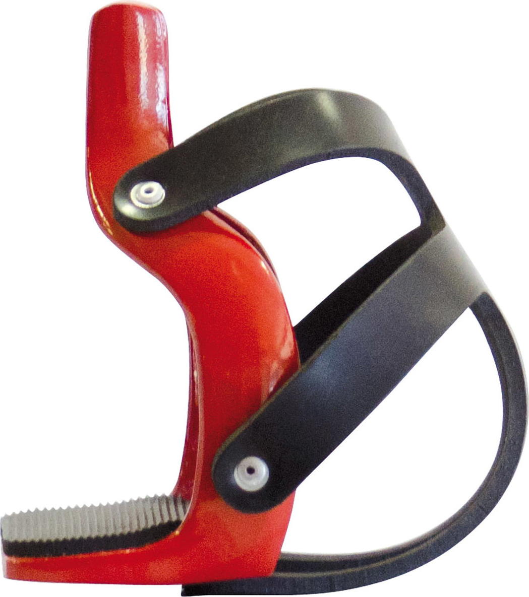Umbria Equitazione Třmeny hliníkové Umbria Equitazione, s košíčkem, 12 cm, pár, red