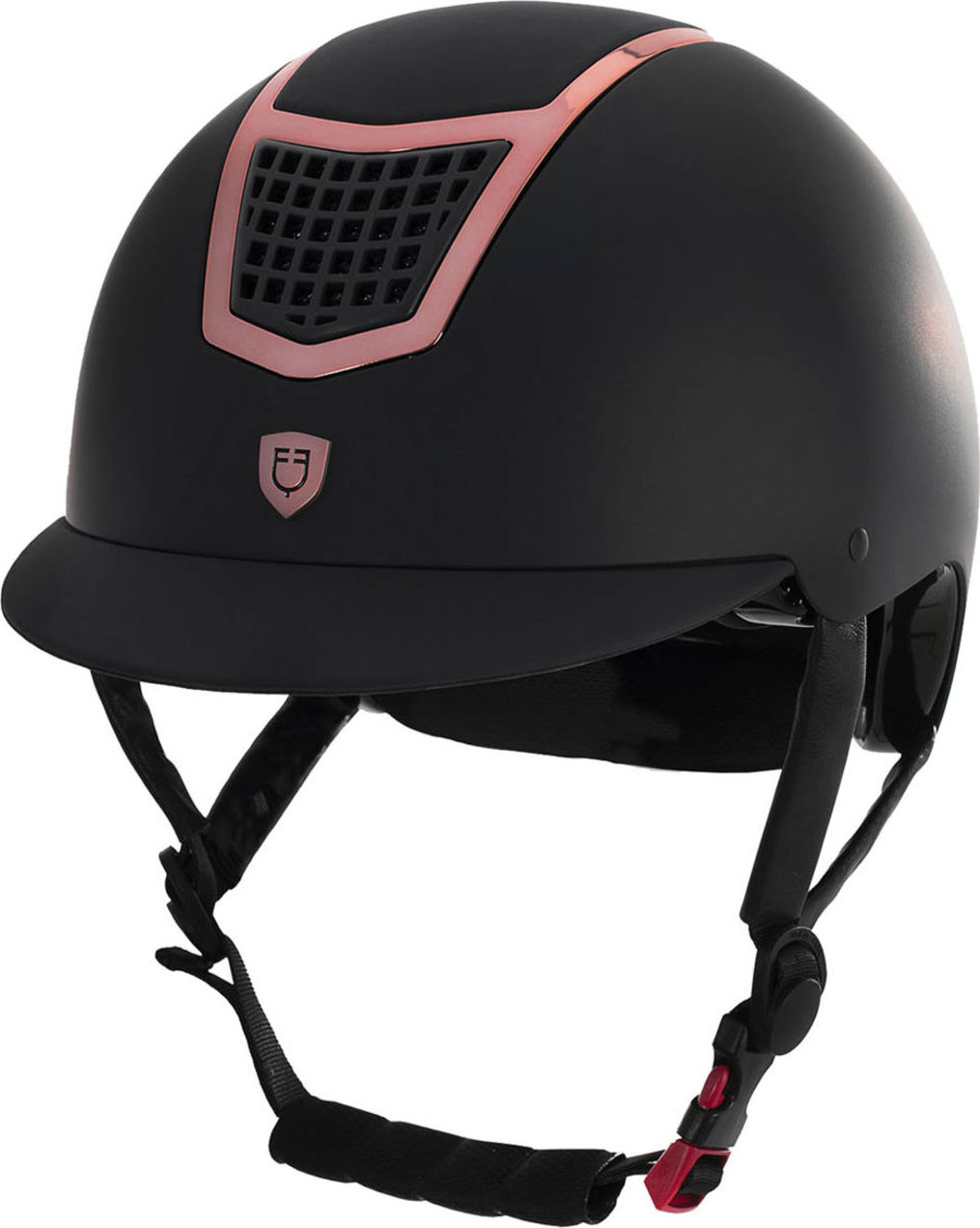 EQUESTRO Helma Eclipse Plain Matt EQUESTRO, black/rose gold Obvod hlavy: 56-58 cm