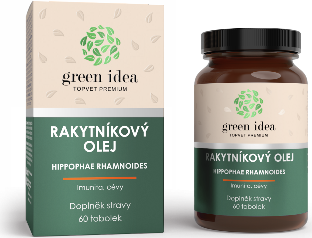 Green idea Olej Rakytníkový GREEN IDEA, 60 tbl