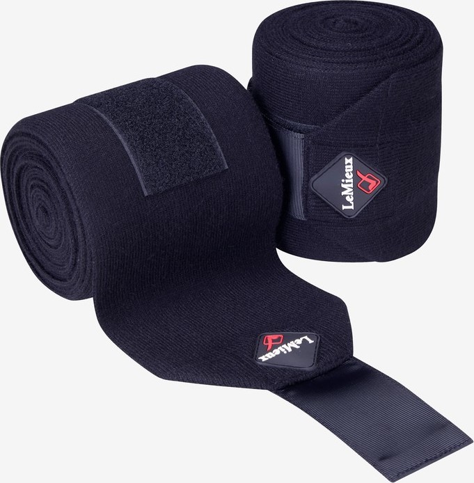 LeMieux Bandáže stájové LeMieux, pár, 4,2 m, navy