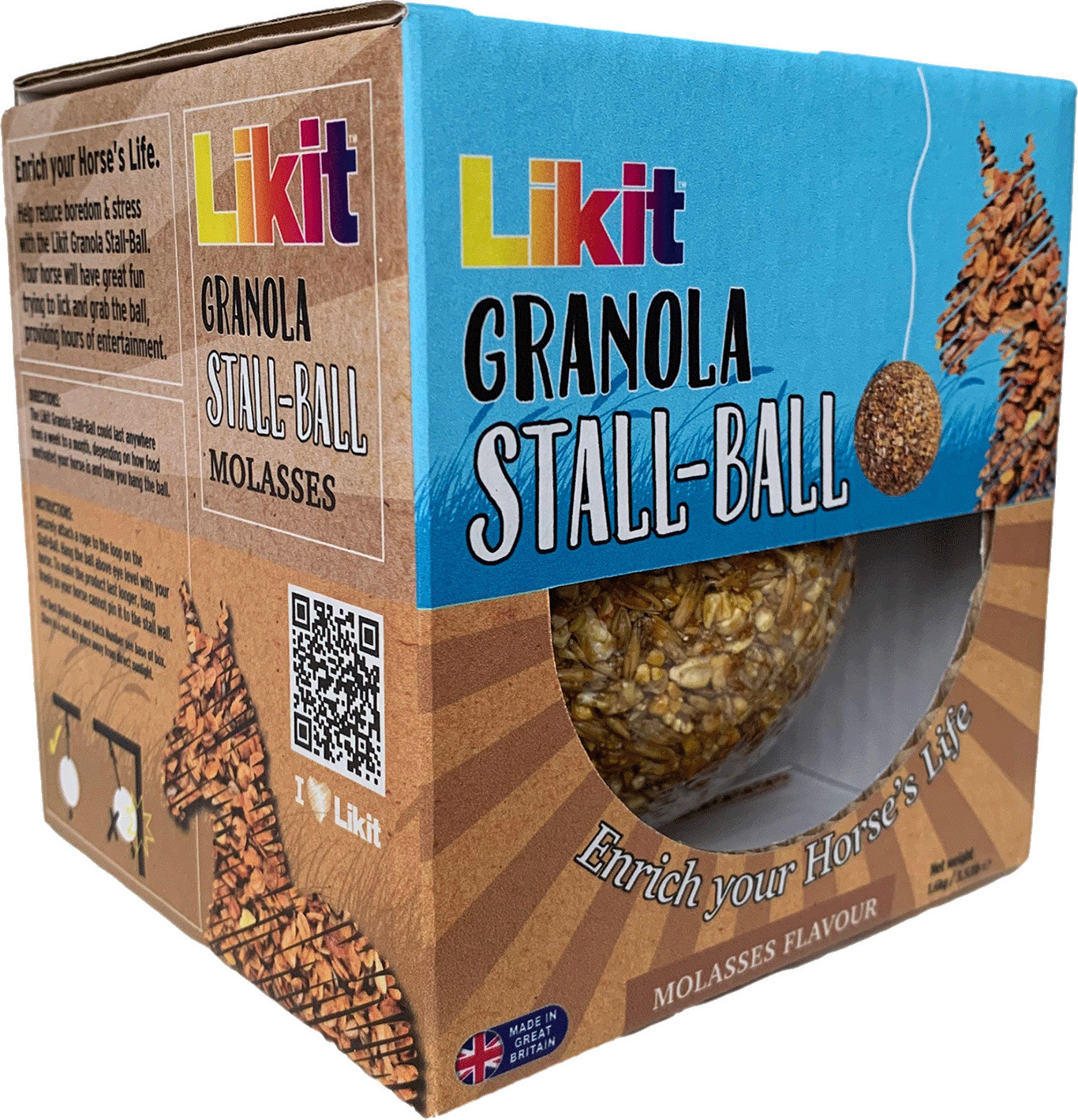 LIKIT Liz pro koně Granola Likit, treacle, 1,6 kg
