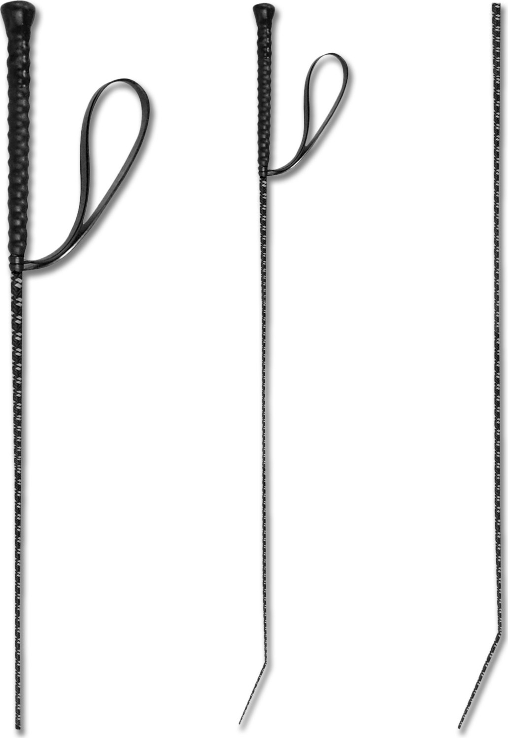 WALDHAUSEN Bič jezdecký Waldhausen, reflexní, 90 cm, černý